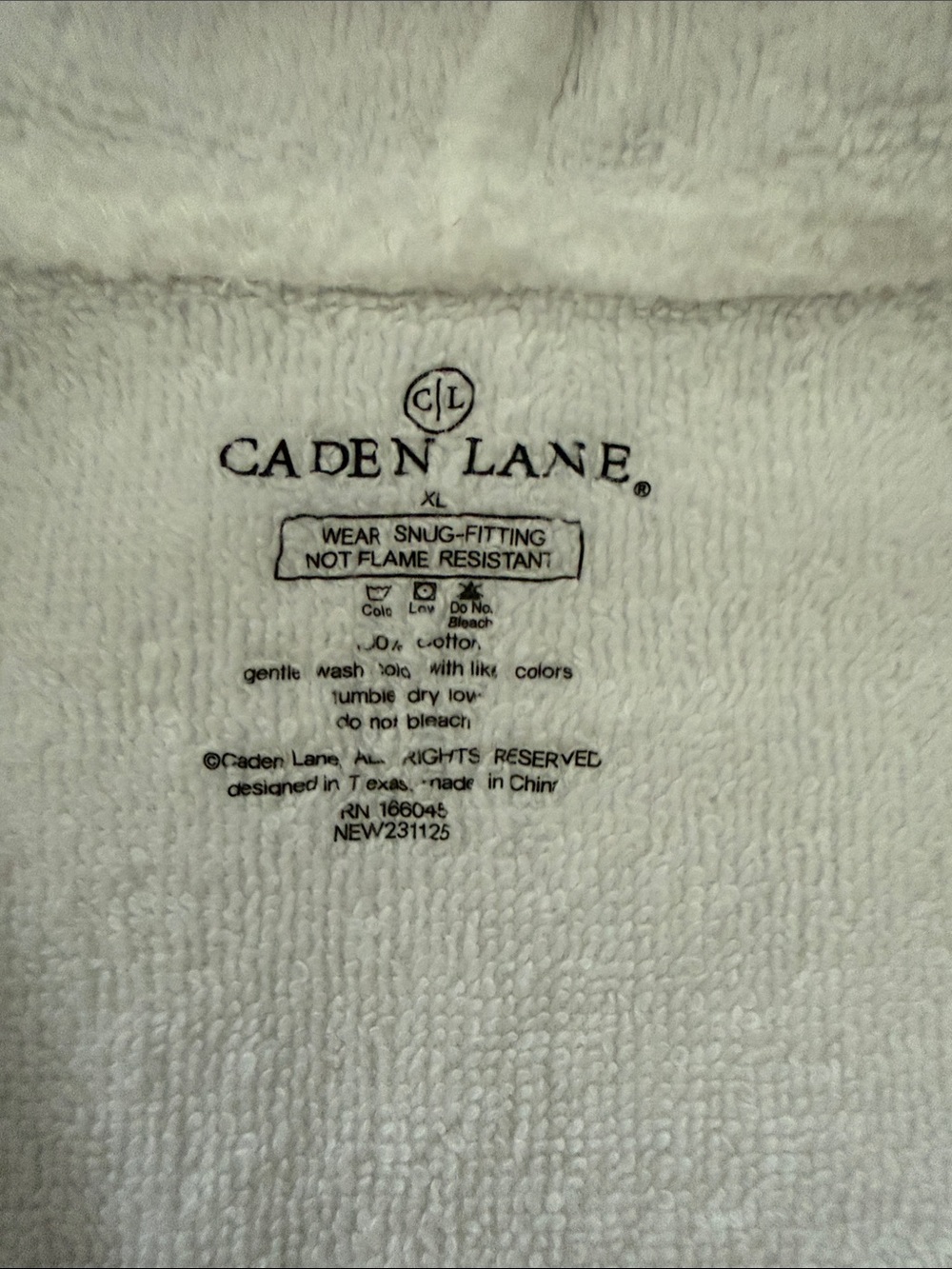 Caden Lane Terry Zippered Coverup - Picture 2 of 5